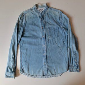 Vintage ACNE STUDIOS Cut-off Collar Denim Shirt